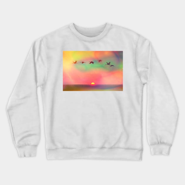 Parthenos Beach II Crewneck Sweatshirt by danielmontero